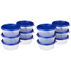 Amazon Brand - Solimo Nestable Container Set 500 ml, Set of 12