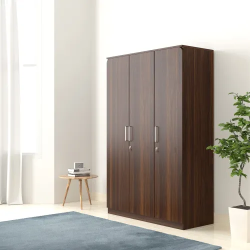 Image of Amazon Brand - Solimo Neymar Engineered Wood Wardrobe 3 Door