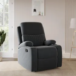 Amazon Brand - Solimo Orleans | Single Seater Sofa Recliner | Manual Recliner