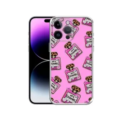 Amazon Brand- Solimo Perfume Bottles Printed Silicon Soft TPU Back Case Cover Compatible for Apple iPhone 14 Pro Max