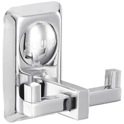 Amazon Brand - Solimo Pin-ton Stainless Steel Robe Hook Po1