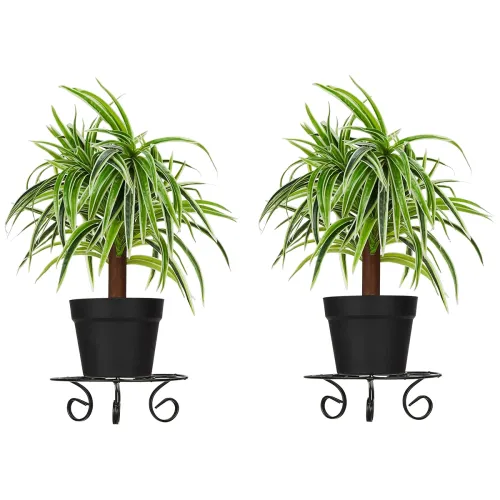 Image of Amazon Brand Solimo Metal Round Plant Stand and Holder (Set of2))