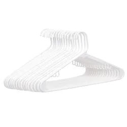 Amazon Brand - Solimo Plastic Hanger, Set of 16