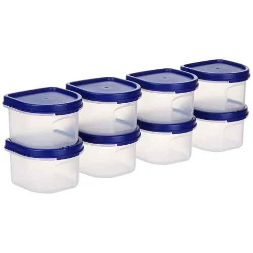 Image of Amazon Brand - Solimo Modular Plastic Storage Containers 