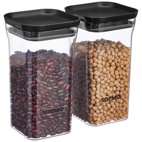 Image of Amazon Brand - Solimo Plastic Storage Jar
