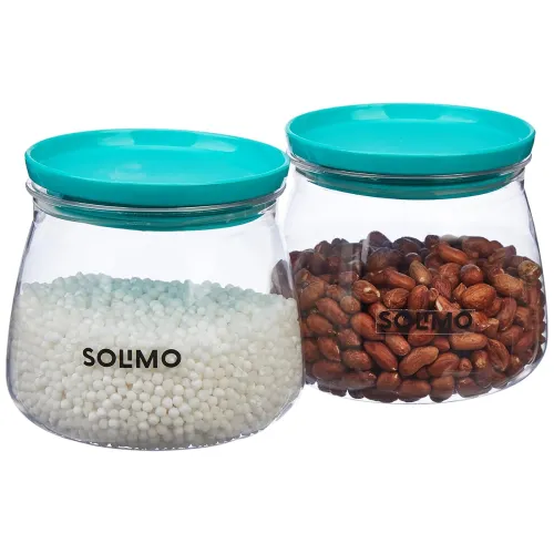 Image of Amazon Brand - Solimo Plastic Storage Jar