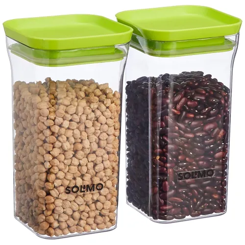 Image of Amazon Brand - Solimo Plastic Storage Jar So2