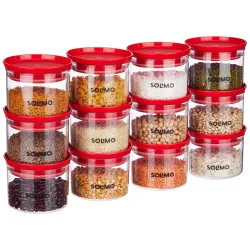 Amazon Brand - Solimo Plastic Storage Jar and Container Set