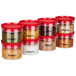 Amazon Brand - Solimo Plastic Storage Jar