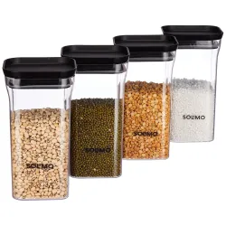 Amazon Brand - Solimo Plastic Storage Jar
