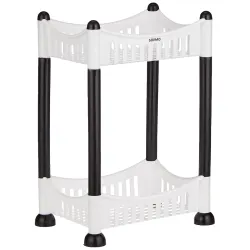 Amazon Brand - Solimo Plastic Rack for Kitchen