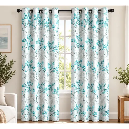 Image of Amazon Brand - Solimo Polyester 75% Blackout Door Curtains|Door Curtains|7
