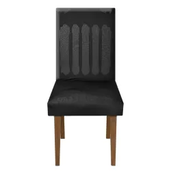 Amazon Brand - Solimo Polyester Elastic Dining Chair Cover