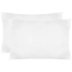 Amazon Brand - Solimo Polyester Microfibre Pillow Set (2-Piece 40 X 60 Cm)