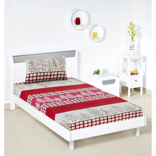 Image of Amazon Brand - Solimo Polyester Single Bedsheet