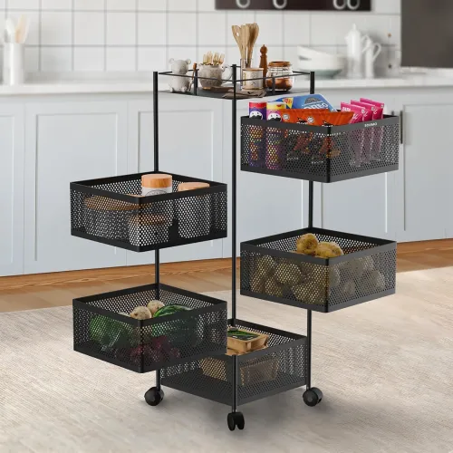 Image of Amazon Brand Solimo 5 Layer Preassembled Portable Storage 