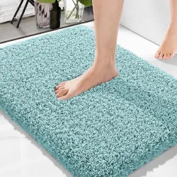 Amazon Brand - Solimo Premium Anti-Slip Microfibre Bathmat - 60cm x 40cm