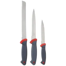 Amazon Brand - Solimo Premium High-Carbon Stainless Steel 3 Piece