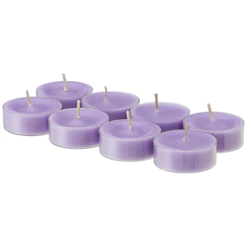 Image of Amazon Brand - Solimo Paraffin Wax Round Tealight Candles 