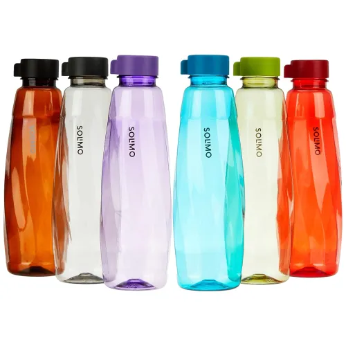 Image of Amazon Brand - Solimo Set of 6 Water Bottles - 1 Ltr