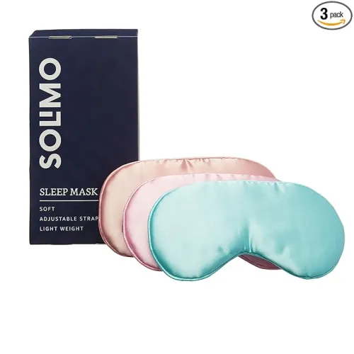 Image of Amazon Brand - Solimo Sleep Mask Total Blockout Pack Of 3