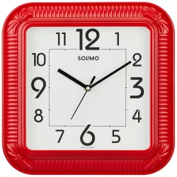 Amazon Brand - Solimo Square Digital Wall Clock