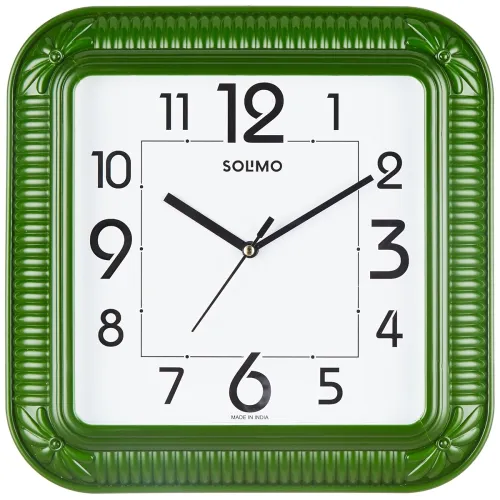 Image of Amazon Brand - Solimo Square Wall Clock 