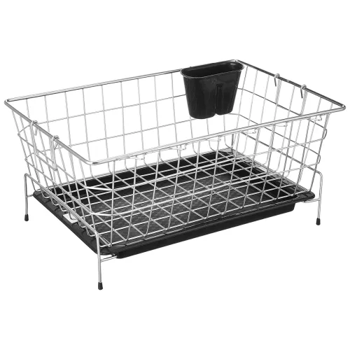 Image of Amazon Brand - Solimo Stainless Steel Dish Drainer 