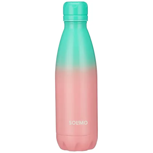 Image of Amazon Brand - Solimo Stainless Steel Insulated Cola Dual Colour Bottle (500ml) | Superior Durability | 100% Food-Safe |