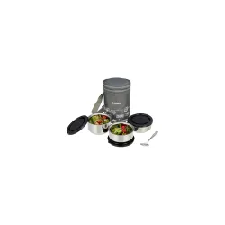 Amazon Brand - Solimo Stainless Steel Lunch Box Set of 4