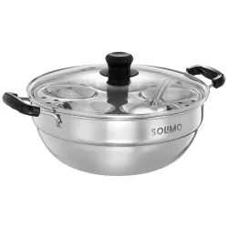 Amazon Brand - Solimo Stainless Steel Multi Kadai Induction Base
