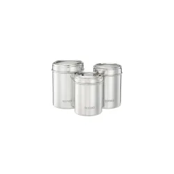 Amazon Brand - Solimo Stainless Steel Canister Set Of 3