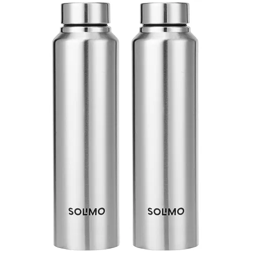 Image of Amazon Brand - Solimo Stainless Water Bottle