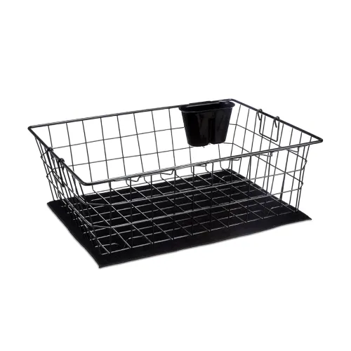 Image of Amazon Brand - Solimo Steel Dish Drainer