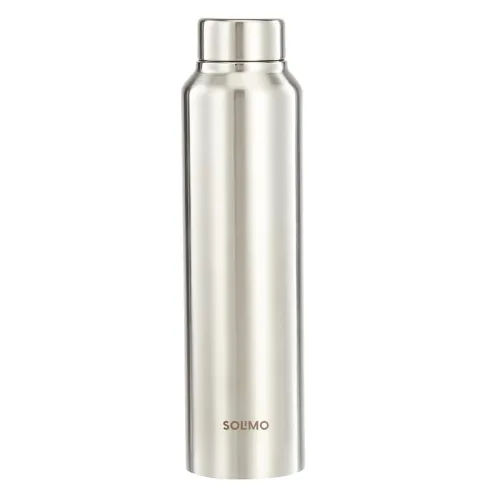 Image of Amazon Brand - Solimo Steel Water Bottle 900ml