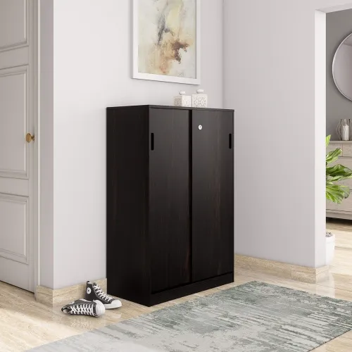 Image of Amazon Brand - Solimo Engineered Wood Storage Unit with 2 Door 