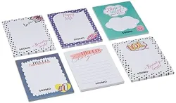 Amazon Brand - Solimo To Do List Notepads 4 x 5.25 Set of 6