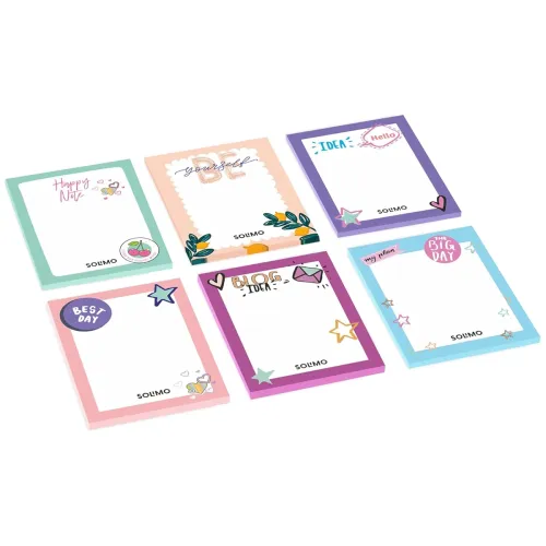 Image of Amazon Brand - Solimo To Do List Notepads Set Of 6
