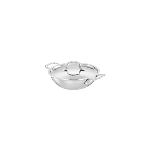 Image of Amazon Brand - Solimo Triply Stainless Steel Kadhai 