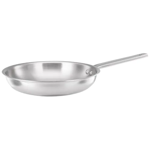 Image of Amazon Brand - Solimo Triply Stainless Steel Frypan – 24 cm