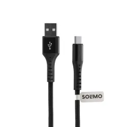 Amazon Brand Solimo USB Type C Fast Charging Braided Data Cable