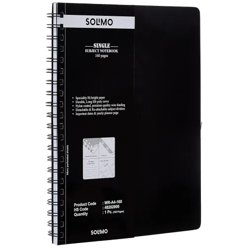Image of Amazon Brand Solimo A4 Single Ruled Notebook