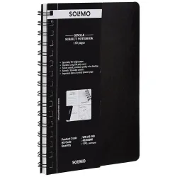 Amazon Brand - Solimo Wirebound Notebook ( A5 Size 160 Pages)