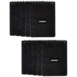 Amazon Brand - Solimo Wirebound Pocket Size Notebook A7 Size 90 Pages