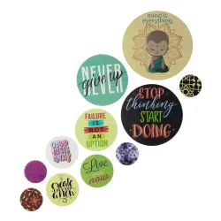 Amazon Brand - Solimo Wooden Wall Décor | Set of 11