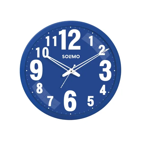 Image of Amazon Brand - Solimo 12-Inch Plastic Wall Clock 
