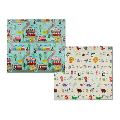 Image of Amazon Brand - Supples Alphabet Theme Reversible Mat for Babies