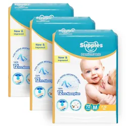 Amazon Brand - Supples Premium Baby Diaper Pants  72 x 3 Packs