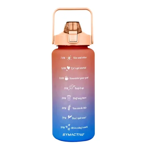 Image of Amazon Brand - Symactive 2Litre Plastic Water Bottle for Gym