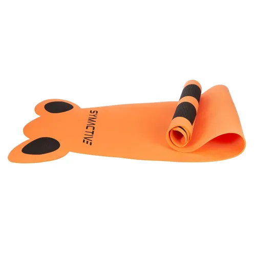 Image of Amazon Brand - Symactive 4 Mm Anti-Skid Lightweight Ldpe Printed Yoga Mat